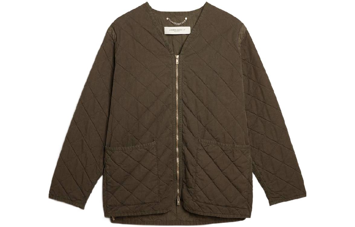 Женская куртка Golden Goose SS22 (оливково-зеленая)