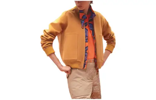 HERMES Jackets & Coats Women's Scutellaria Color