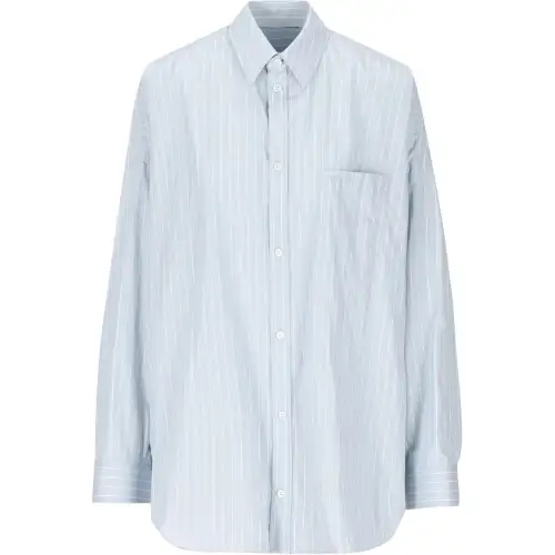 Balenciaga Striped Long-Sleeved Shirt