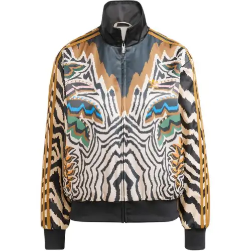 Adidas Originals x FARM RIO SS24 FIREBIRD TRACK TOP Jacket Women's Crystal Sand