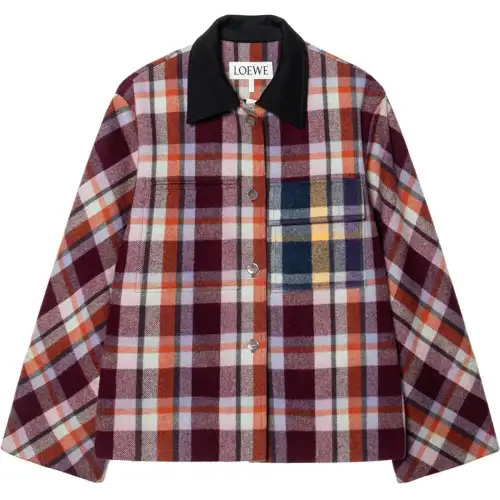 LOEWE Jackets Women's Red Lapel Moderate Other