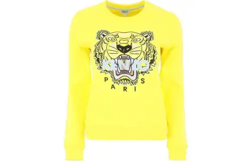 Kenzo tiger-embroidery sweatshirt