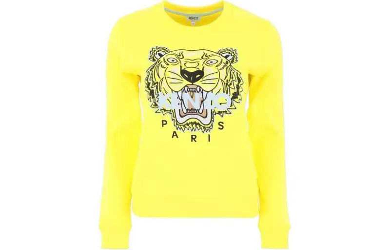 Kenzo tiger-embroidery sweatshirt