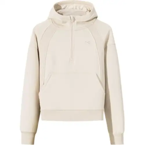Anta Variety Training Collection Comfortable Minimalist Style Hooded Fleece Lined Loose Fit Pullover Sweatshirt Women's