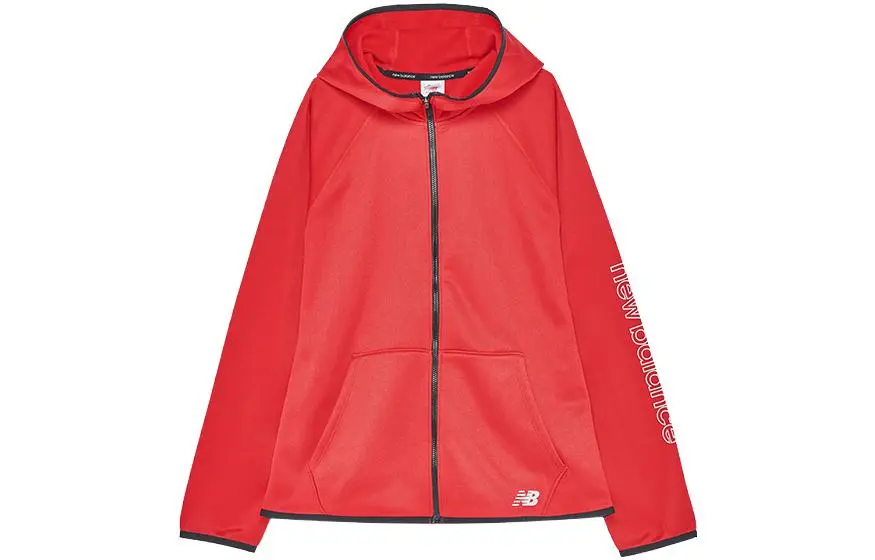 New Balance Jackets Women's Red Hooded Moderate Other
