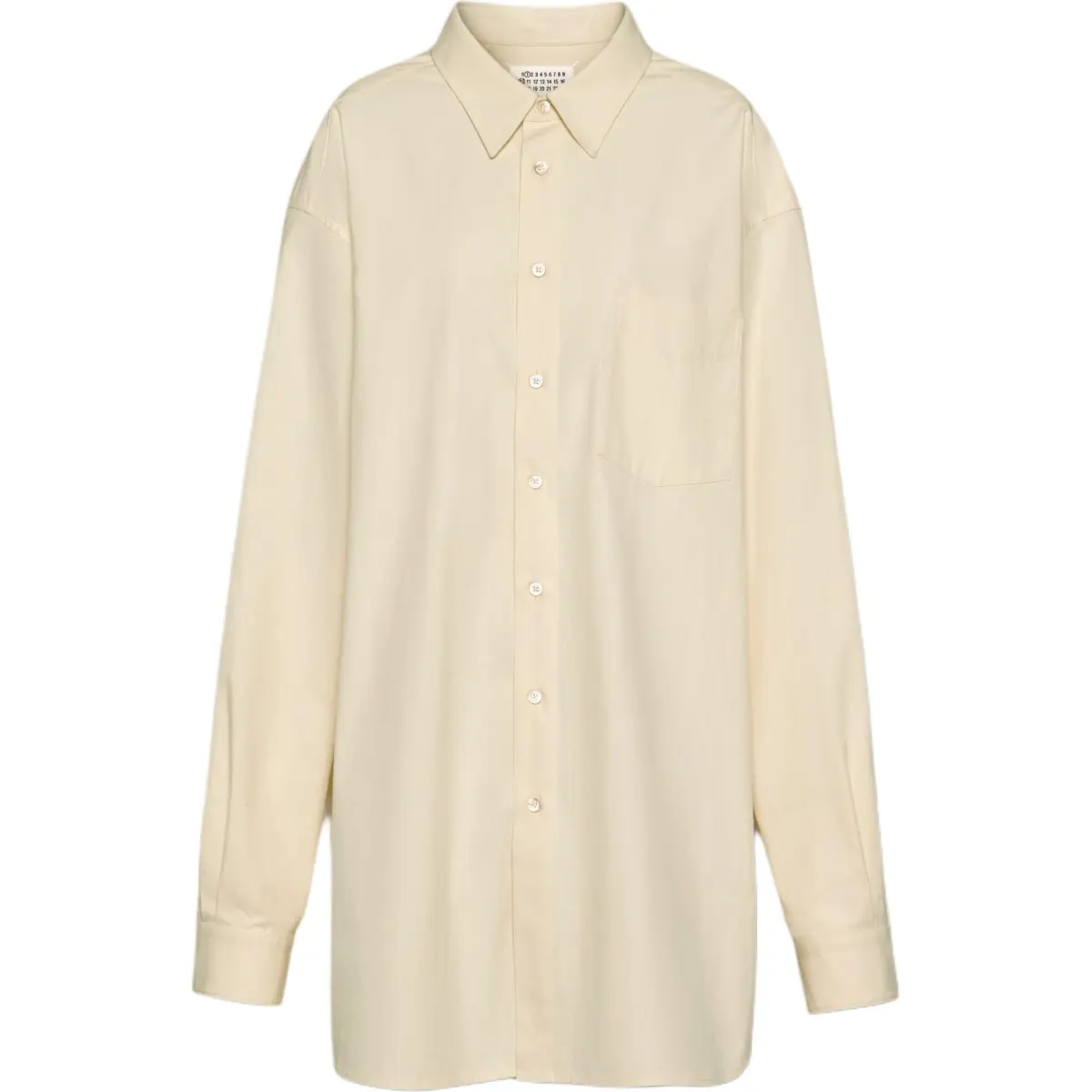 Maison Margiela Oversized Curved Hem Shirt
