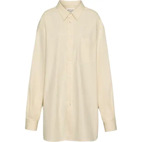 Maison Margiela Oversized Curved Hem Shirt