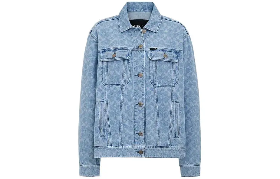 COACH SS24 Jackets & Coats Women's Light Washed