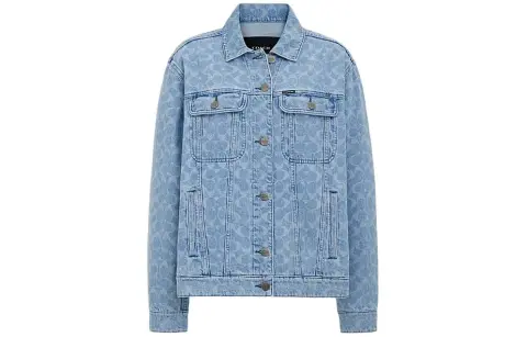 COACH SS24 Jackets & Coats Women's Light Washed