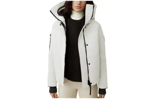 Canada Goose Everleigh Down Jacket Parka Coat Women's Beichen White