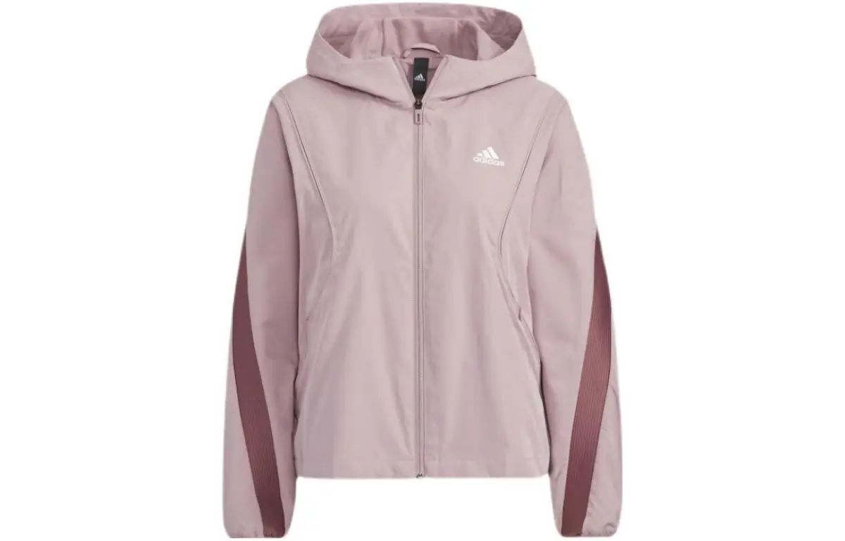 Adidas Jackets Women's Pink Hooded Moderate Other