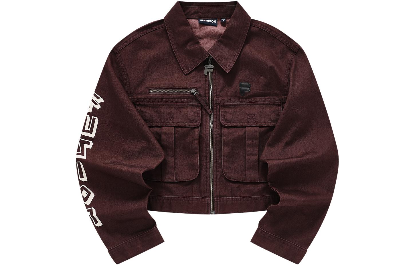 Женская куртка Fila FUSION (коричневая)