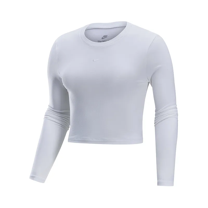 Nike T-Shirts Women's White Crew Neck Moderate