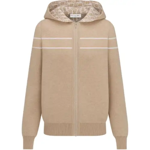 DIOR SS25 Cashmere Sweater Women's Khaki