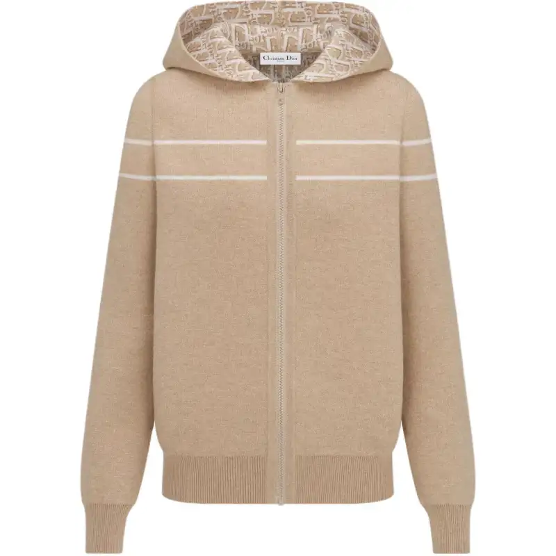 DIOR SS25 Cashmere Sweater Women's Khaki