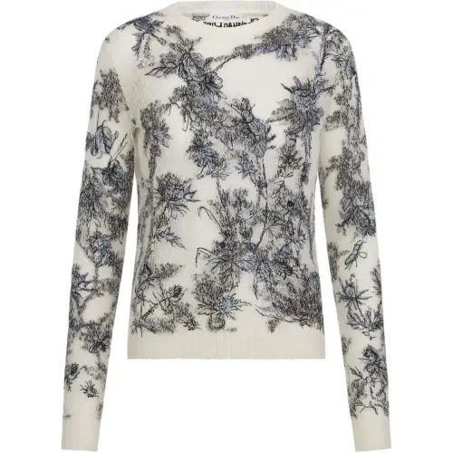 Christian DIOR Embroidered Crewneck Jumper