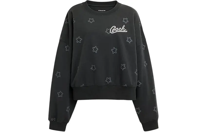 COACH SS24 Sweatshirt Women's Black