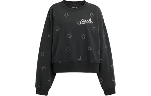 COACH SS24 Sweatshirt Women's Black