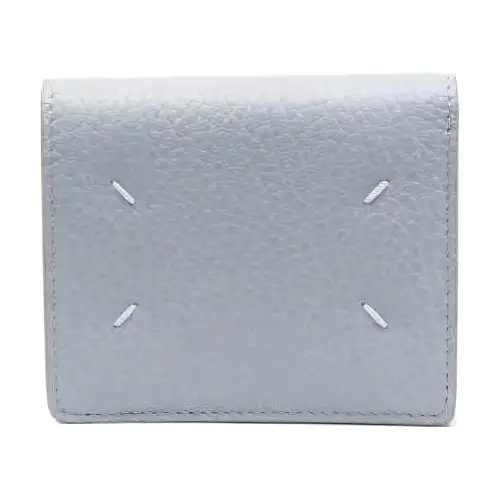Maison Margiela Leather Wallet Women's Blue