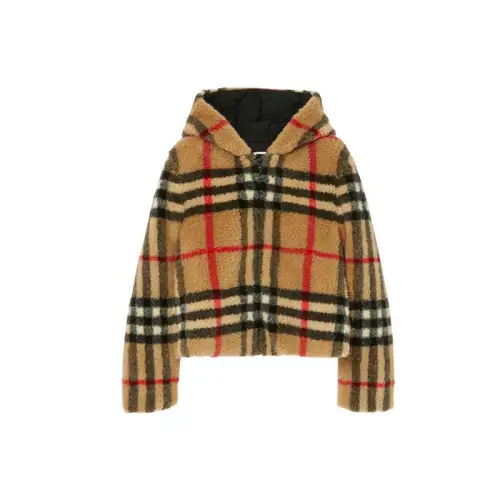 Burberry Puffer Jacket Women's Beige