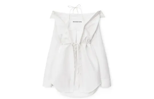 Alexander Wang layered bikini shirt