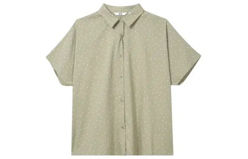 UNIQLO Shirt Women's Verdant Green