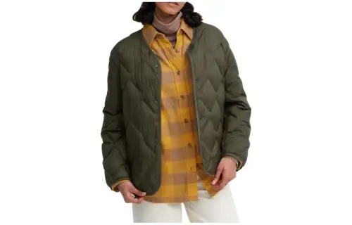 UNIQLO Down Jacket Women's Vintage Green