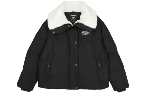 Skechers Down Jacket Women's Carbon Black