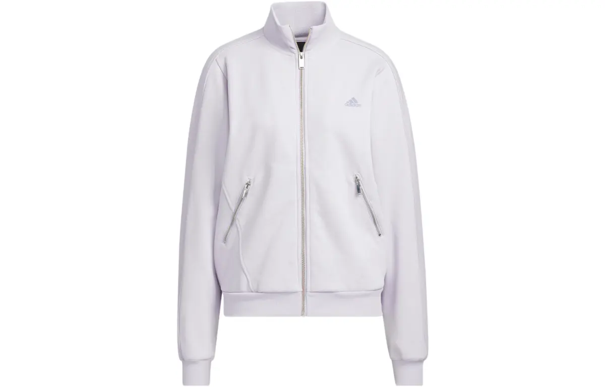 Adidas Jackets Women's Silver Stand Collar Moderate Other