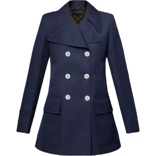 Lv Double Breasted Coat
