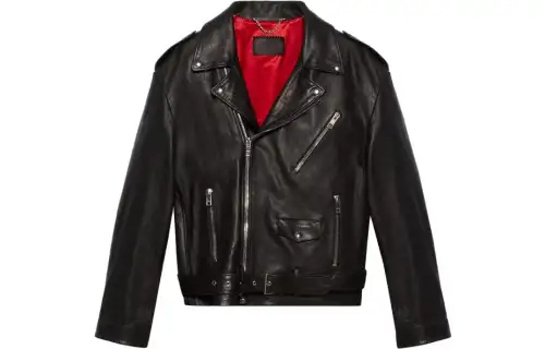 GUCCI Leather Biker Jacket