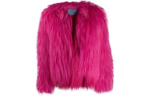 PRADA Jackets & Coats Women's Rose Red