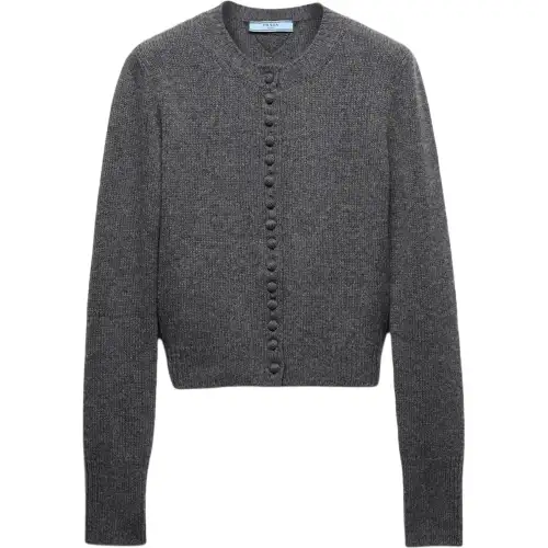 PRADA Buttoned Cashmere Cardigan