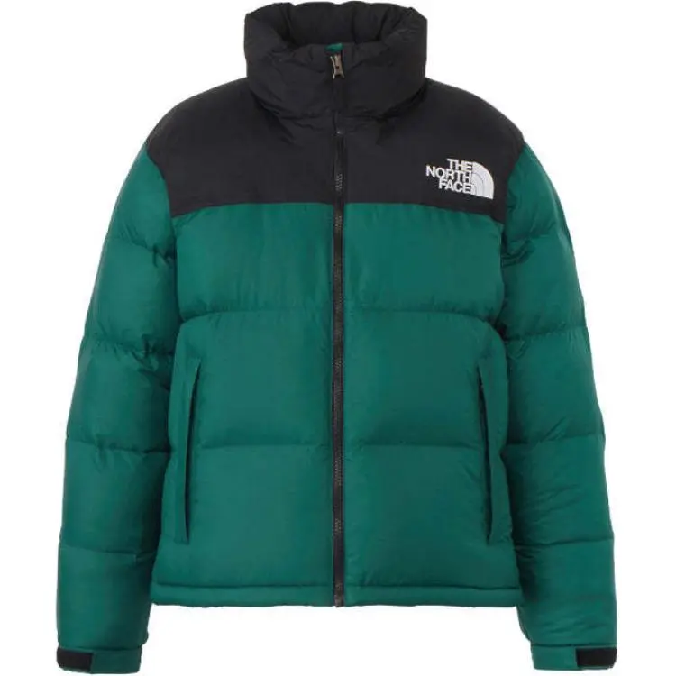 THE NORTH FACE Nuptse Down Jacket Women's Green Black