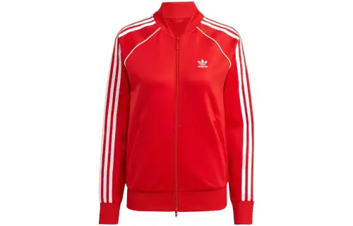 Adidas Originals Women's Primeblue Sst Track Jacket Vivid Red