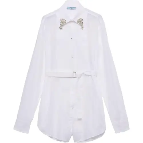 PRADA Short Batiste Jumpsuit