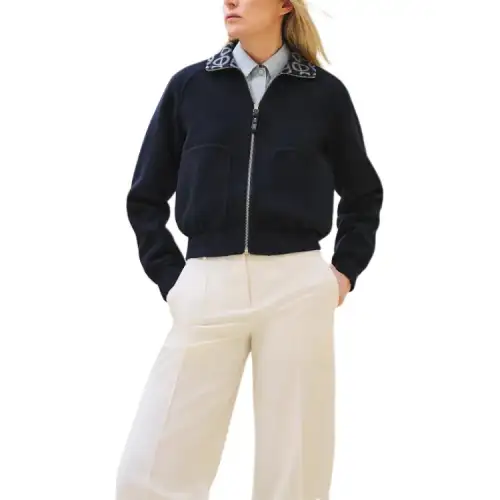 HERMES FW24 Jackets & Coats Women's Dark Blue