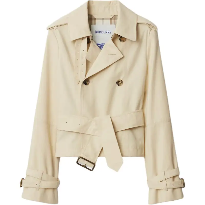 Burberry Trench SS25 Jackets & Coats Women's White