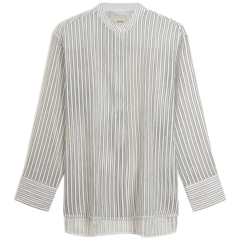 CALVIN KLEIN Shirt Women's White Base Stripes