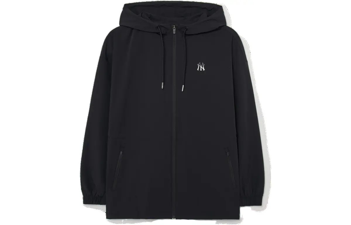 MLB Jackets Women's Black Hooded (Non-detachable) Moderate
