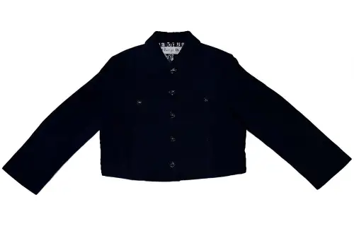DIOR Jackets Women's Navy Blue Lapel Moderate Other