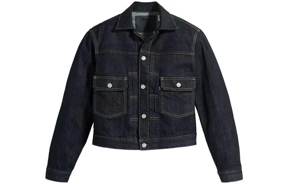 Levis logo-buttons denim jacket