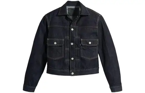 Levis logo-buttons denim jacket