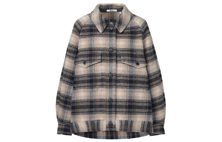 Женская куртка UNIQLO (серо-синяя)