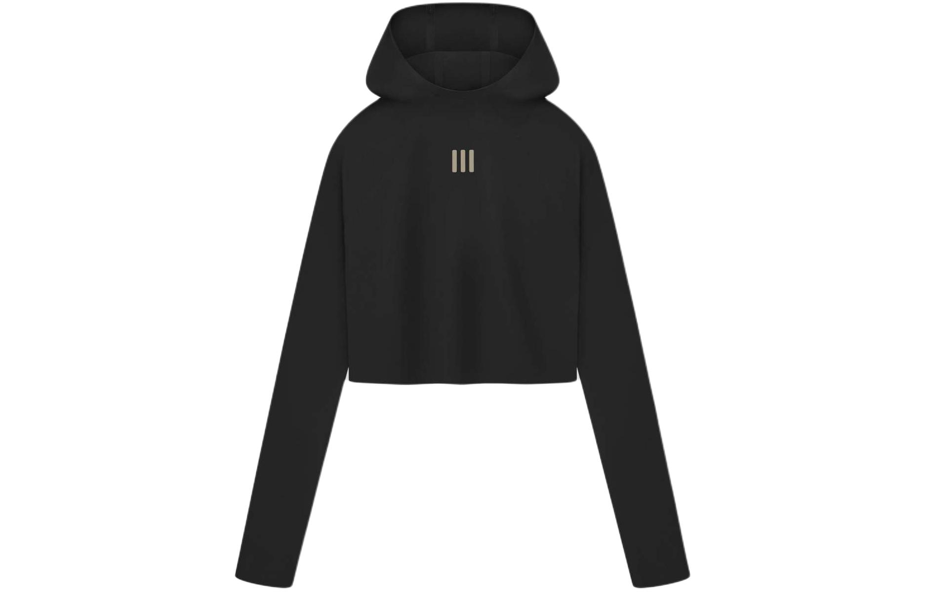 Женский худи Fear of God Athletics x adidas (черный)
