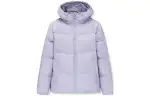 ANTA Life Collection Down Jackets Women's Fresh Purple Hooded Thickened Puffer Jacket