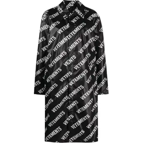 Vetements Monogrammed Raincoat