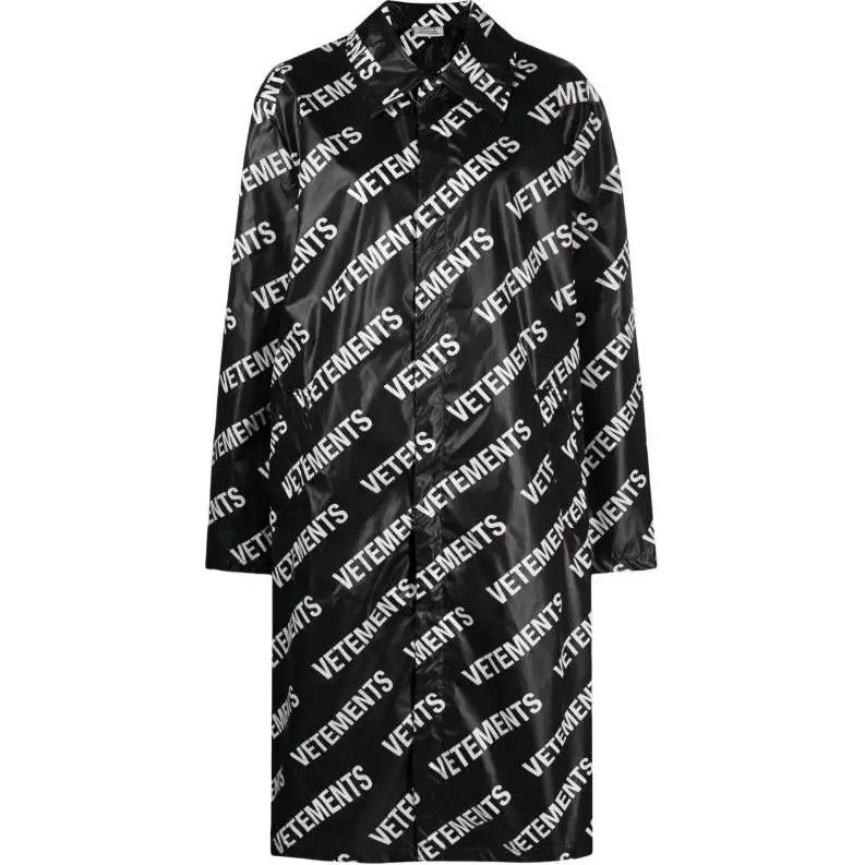 Vetements Monogrammed Raincoat