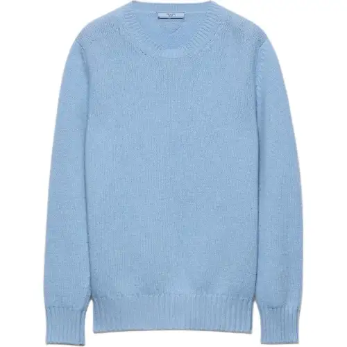PRADA Wool And Cashmere Crew neck Sweater