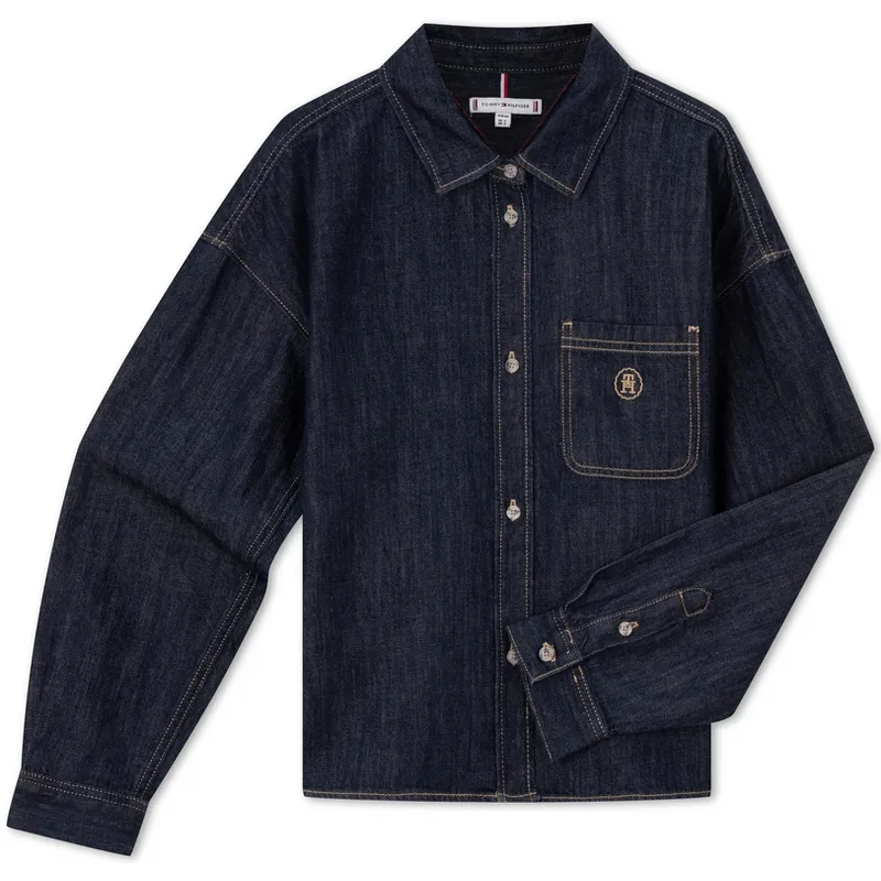 Tommy Hilfiger Shirt Women's Dark Denim Blue